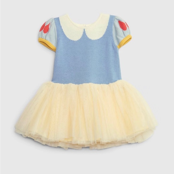 Gap × Disney Baby Snow White Tulle Dress Size 6-12 months - Picture 3 of 8